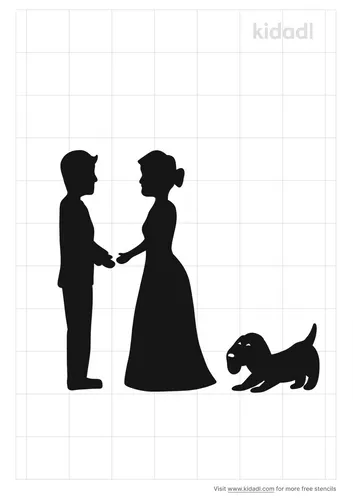 married-couple-with-dog-stencil