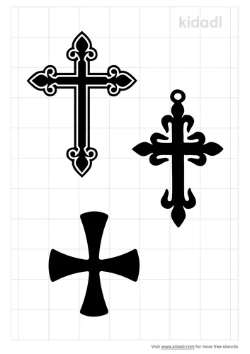 medieval-crosses-stencil