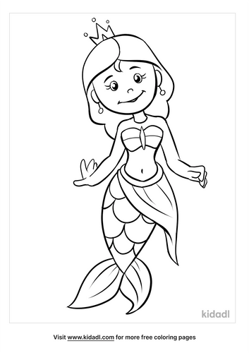 Mermaid Man Coloring Page - Mermaid Coloring Pages Free Coloring Pages