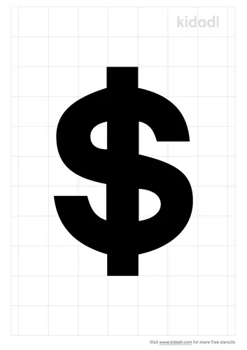 money-sign-stencil