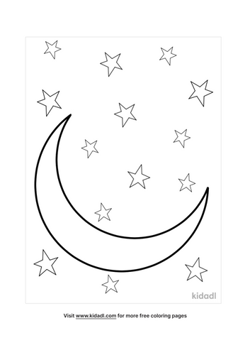 Moon Coloring Pages | Free Space Coloring Pages | Kidadl