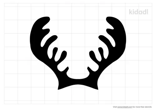 moose-antler-stencil