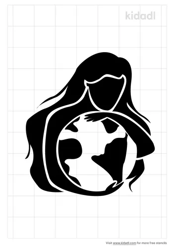 mother-earth-stencil