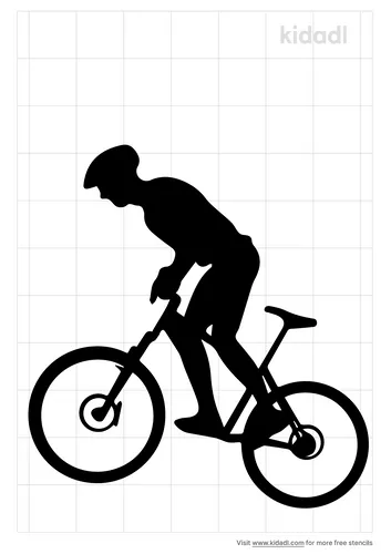 mountain-bike-stencil