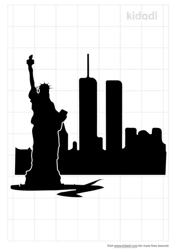 new-york-twin-towers-stencil