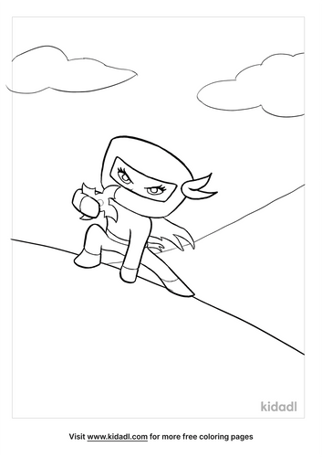 Ninja Coloring Pages | Free People Coloring Pages | Kidadl