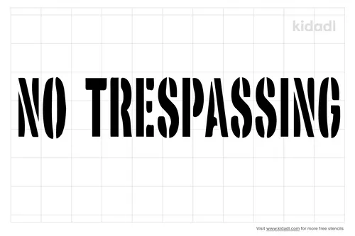no-trespassing-stencils
