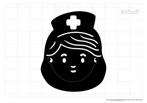 nurse-face-stencil