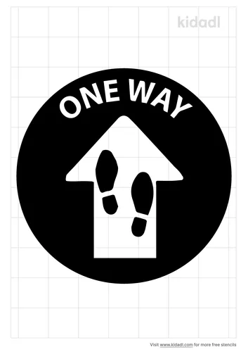 one-way-stencil