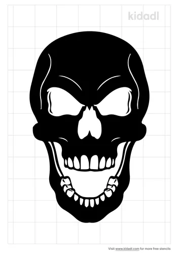 open-mouth-skull-stencil