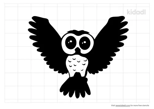 owl-flying-stencil