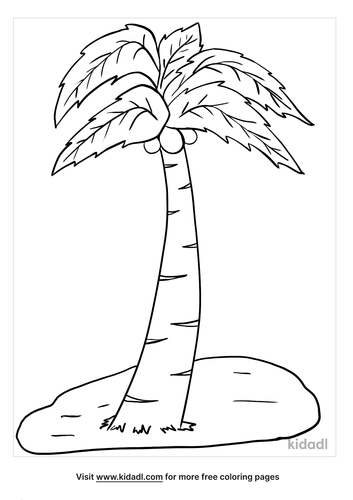 Palm Tree Coloring Pages Free Nature Coloring Pages Kidadl