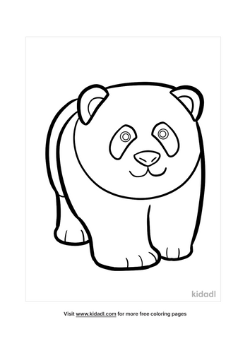 Panda Coloring Pages Free Animals Coloring Pages Kidadl