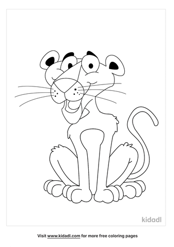 Panther Coloring Pages | Free Animals Coloring Pages | Kidadl