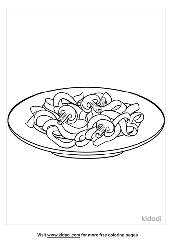 Pasta Coloring Pages | Free Food Coloring Pages | Kidadl