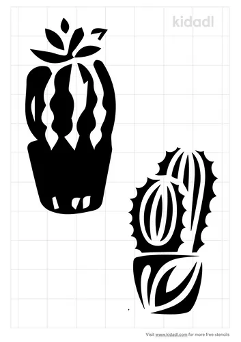 patterned-cactus-stencil