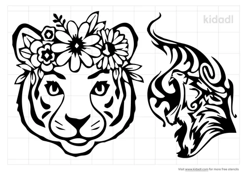 patterned-tiger-stencil