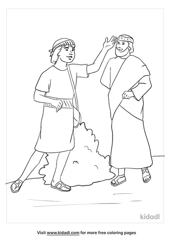 Paul And Barnabas Coloring Pages | Free Bible Coloring Pages | Kidadl