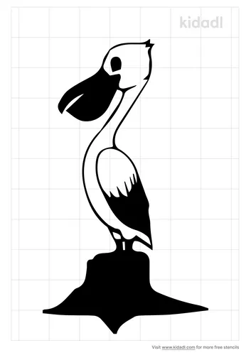 pelican-on-stump-stencil