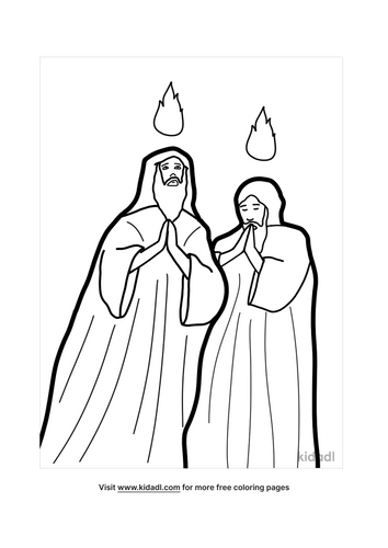 Pentecost Coloring Pages Free Bible Coloring Pages Kidadl