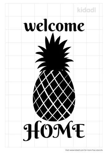pineapple-welcome-to-our-home-stencil