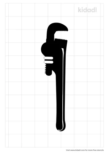 pipe-wrench-stencil
