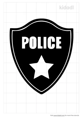 police-badge-stencil