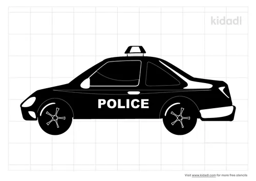 police-car-stencil