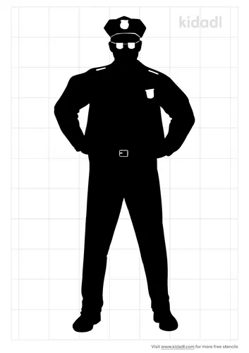 police-officer-stencil