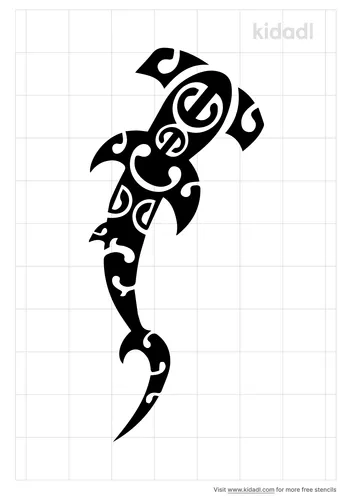 polynesian-style-shark-stencil