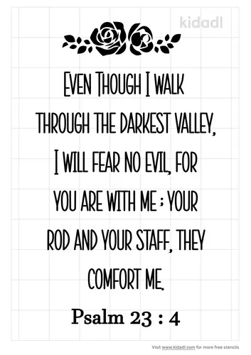 psalm-23-4-stencil