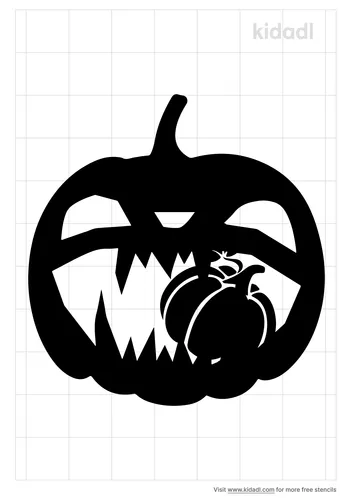 pumpkin-eating-a-pumpkin-stencil