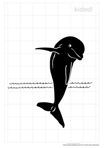 realistic-dolphin-stencil