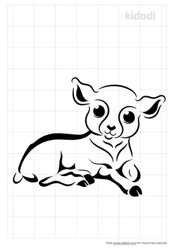 resting-lamb-stencil