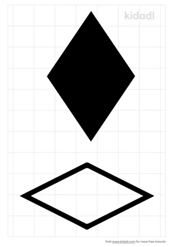rhombus-stencil