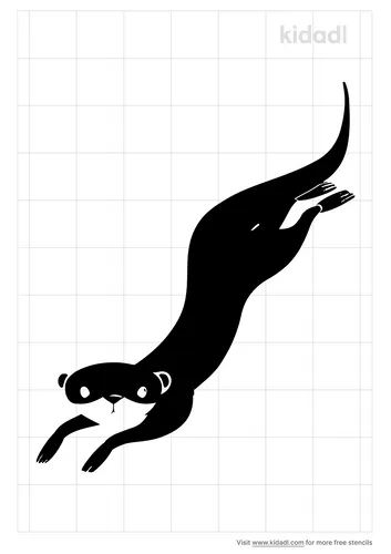 river-otter-stencil