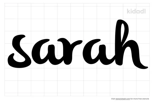 sarah-stencil