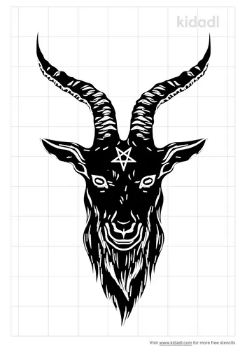 satanic-goat-head-stencil