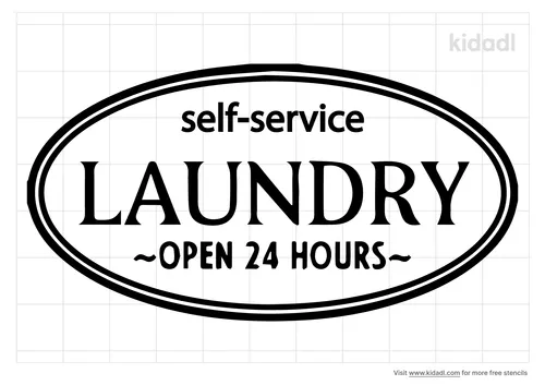 self-service-laundry-stencil