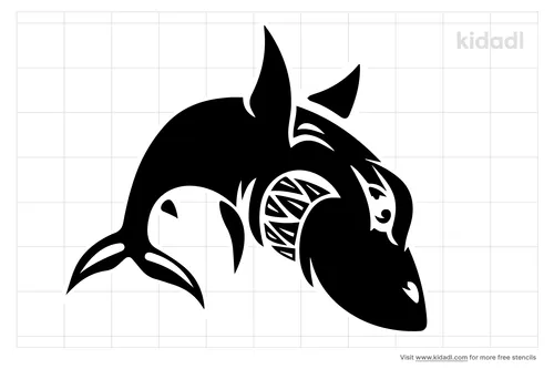 shark-tribal-stencil