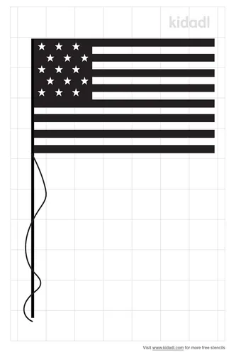 simple-american-flag-stencil