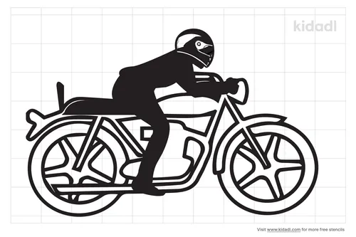 simple-biker-stencil