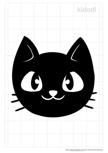 simple-black-cat-head-stencil