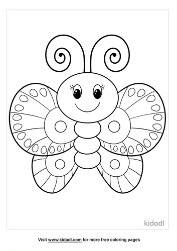Blue Morpho Butterfly Coloring Pages | Free Butterflies Coloring Pages