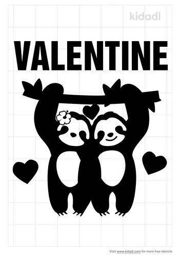sloth-valentine-stencil