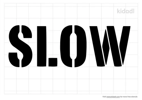 slow-road-stencil