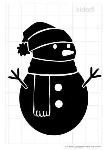 snow-man-stencil