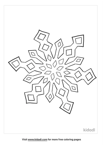 Snowflake Coloring Pages Free Winter Coloring Pages Kidadl