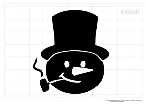 snowman-face-smoking-a-pipe-stencil.png