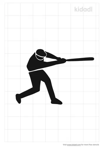 softball-player-stencil